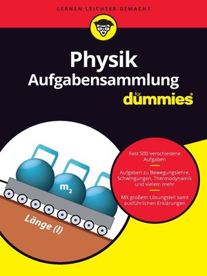 cover image of Aufgabensammlung Physik für Dummies